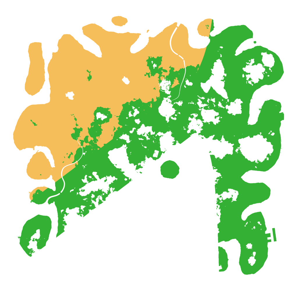 Biome Rust Map: Procedural Map, Size: 4500, Seed: 2423331