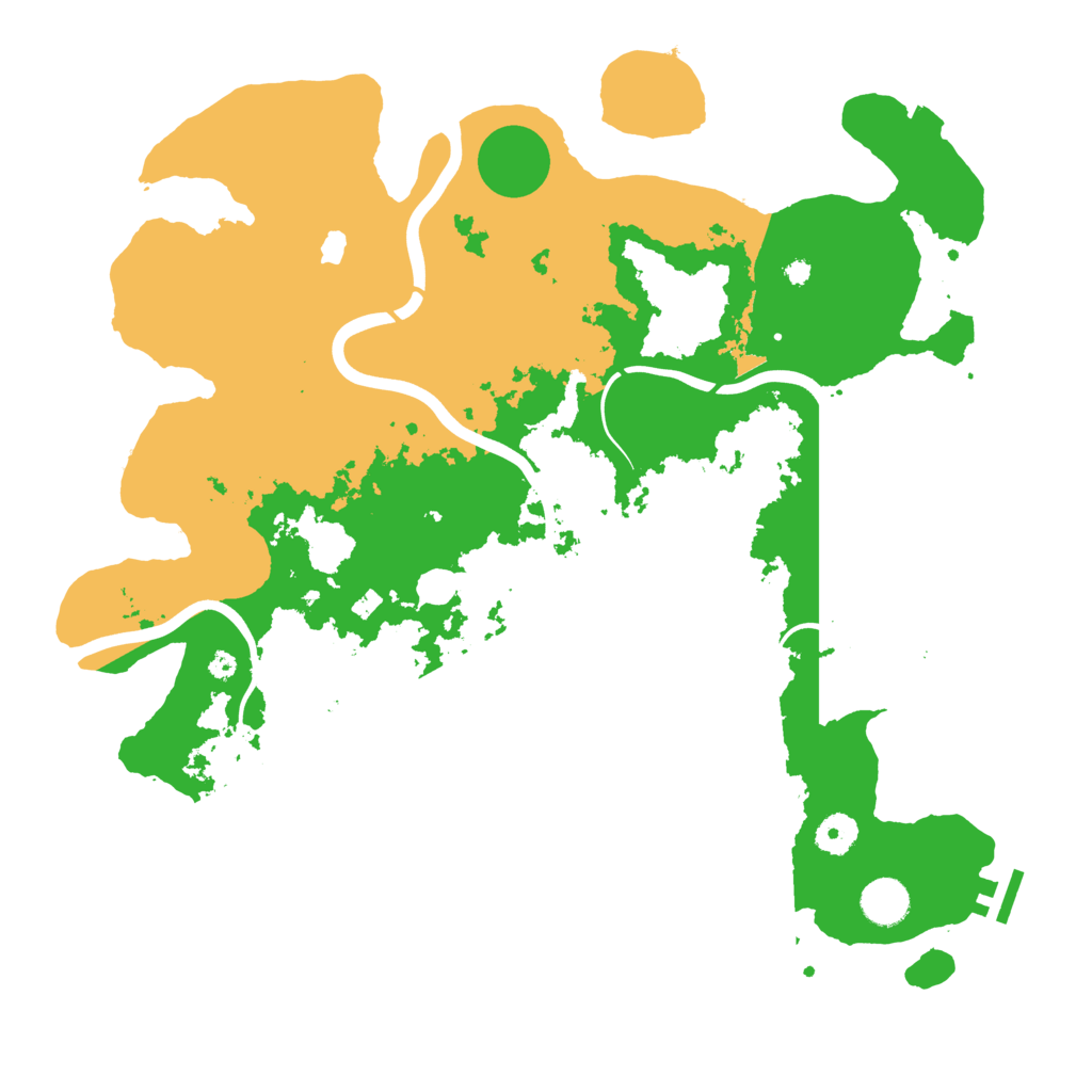 Biome Rust Map: Procedural Map, Size: 4000, Seed: 1276509389