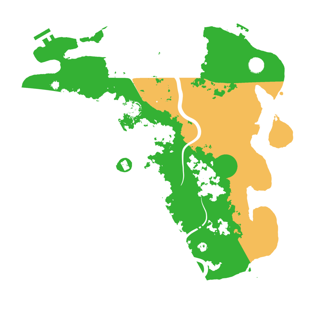 Biome Rust Map: Procedural Map, Size: 3500, Seed: 1213709095