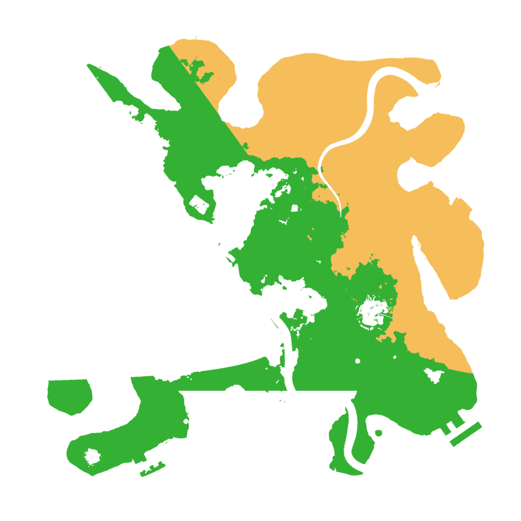 Biome Rust Map: Procedural Map, Size: 3000, Seed: 365463