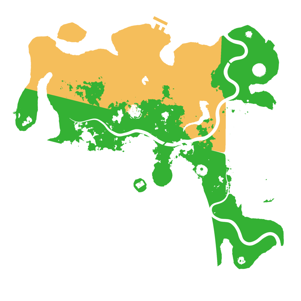 Biome Rust Map: Procedural Map, Size: 4000, Seed: 62000