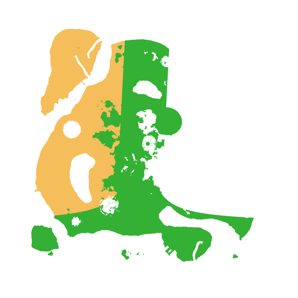 Biome Rust Map: Procedural Map, Size: 3000, Seed: 158906487