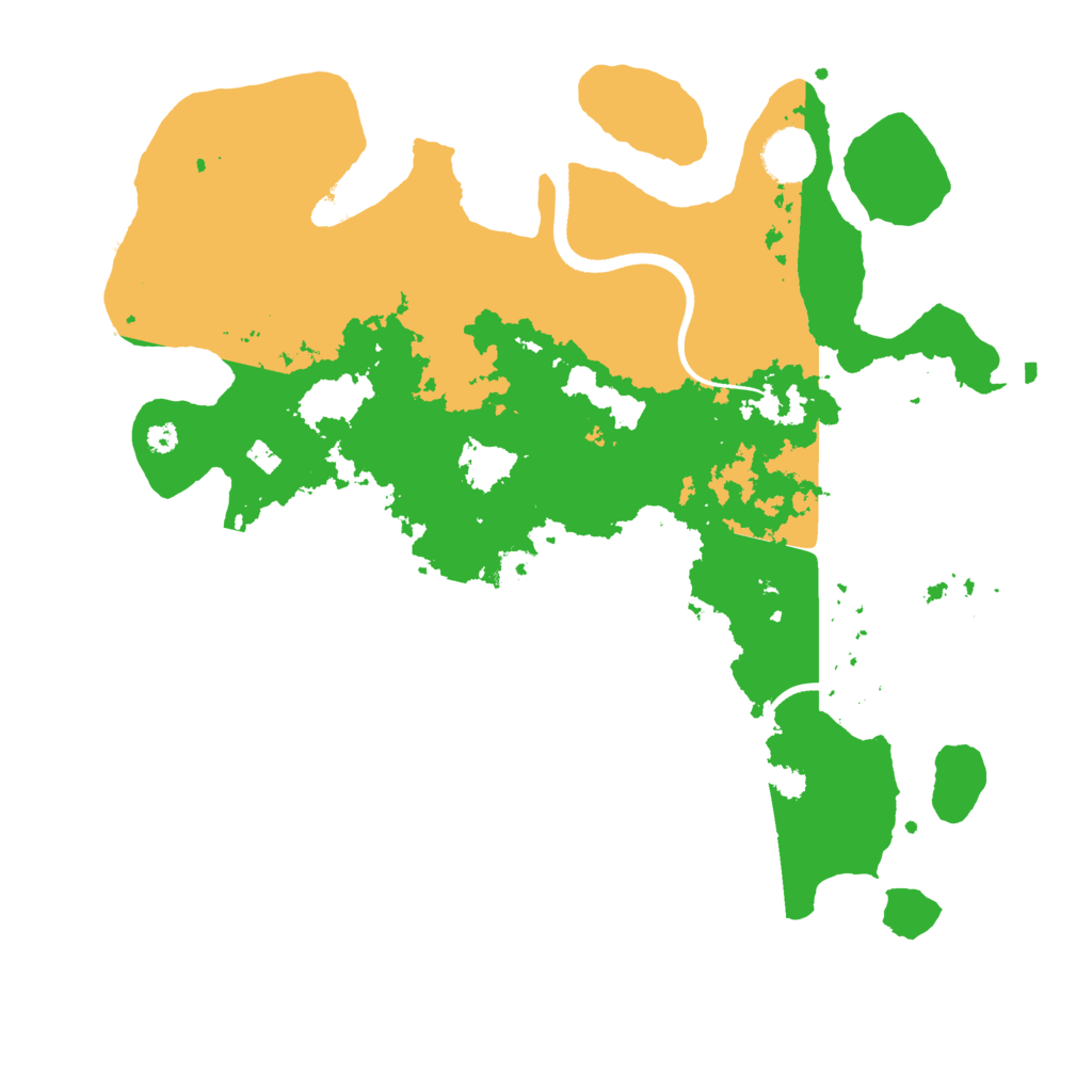 Biome Rust Map: Procedural Map, Size: 3600, Seed: 440665793