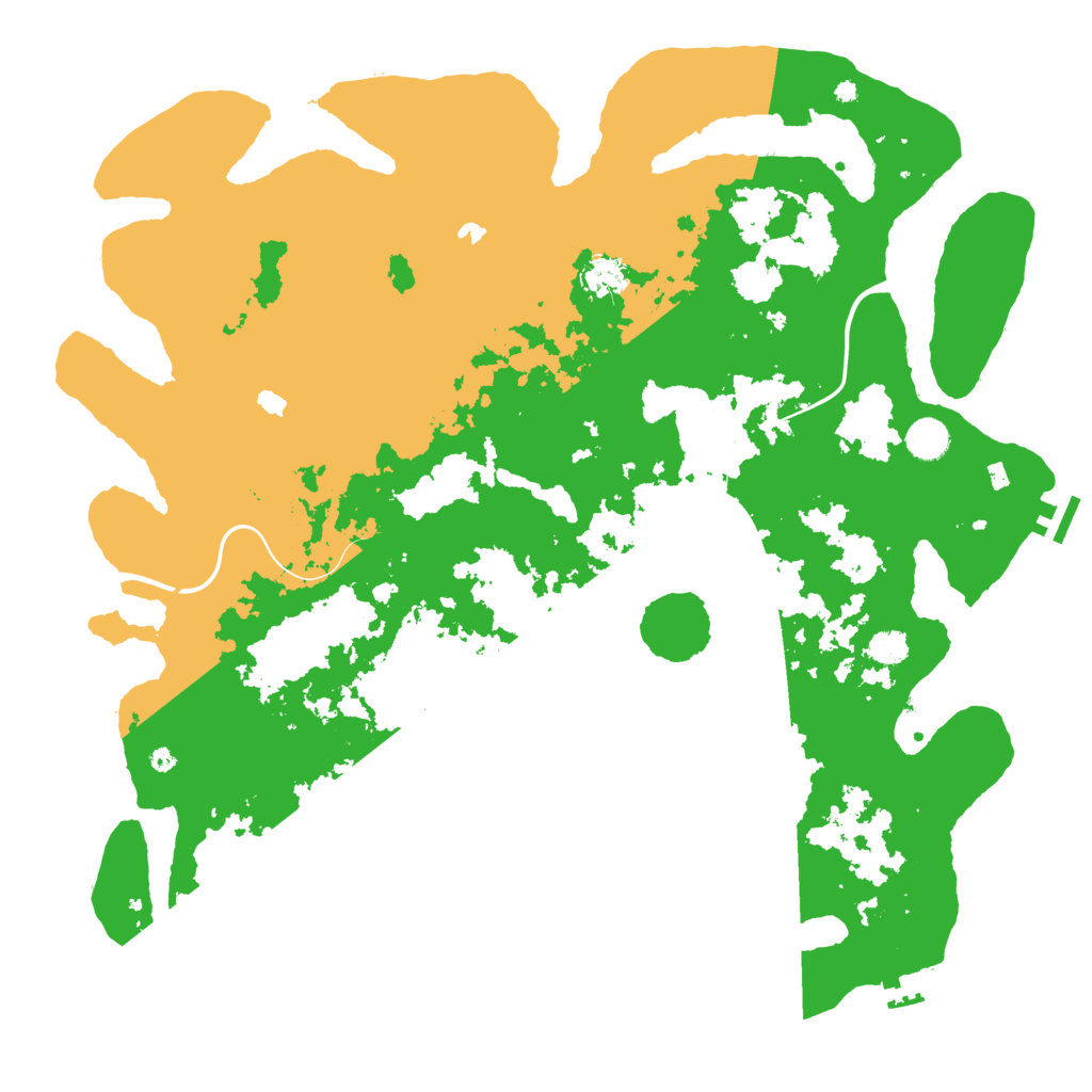 Biome Rust Map: Procedural Map, Size: 4500, Seed: 206750240