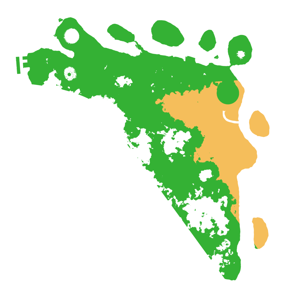 Biome Rust Map: Procedural Map, Size: 3500, Seed: 50502