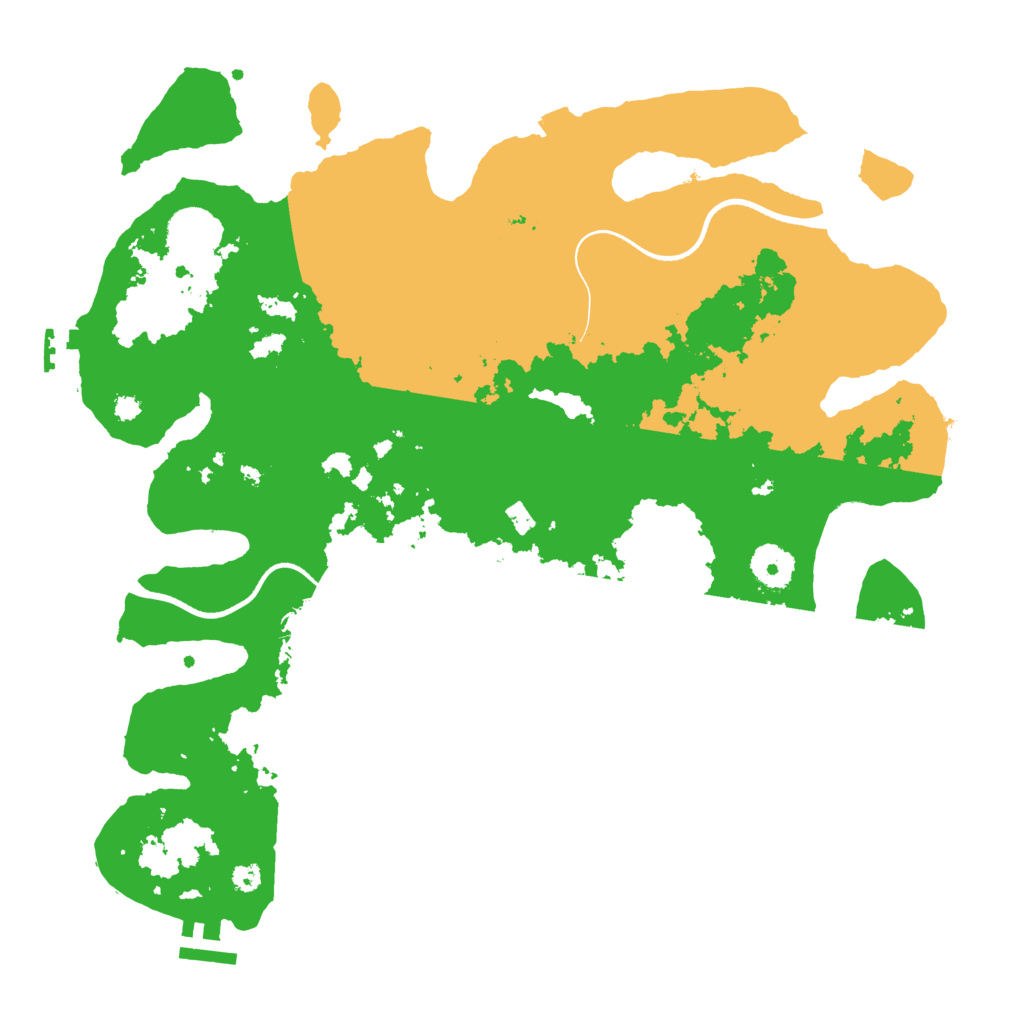 Biome Rust Map: Procedural Map, Size: 3600, Seed: 30691