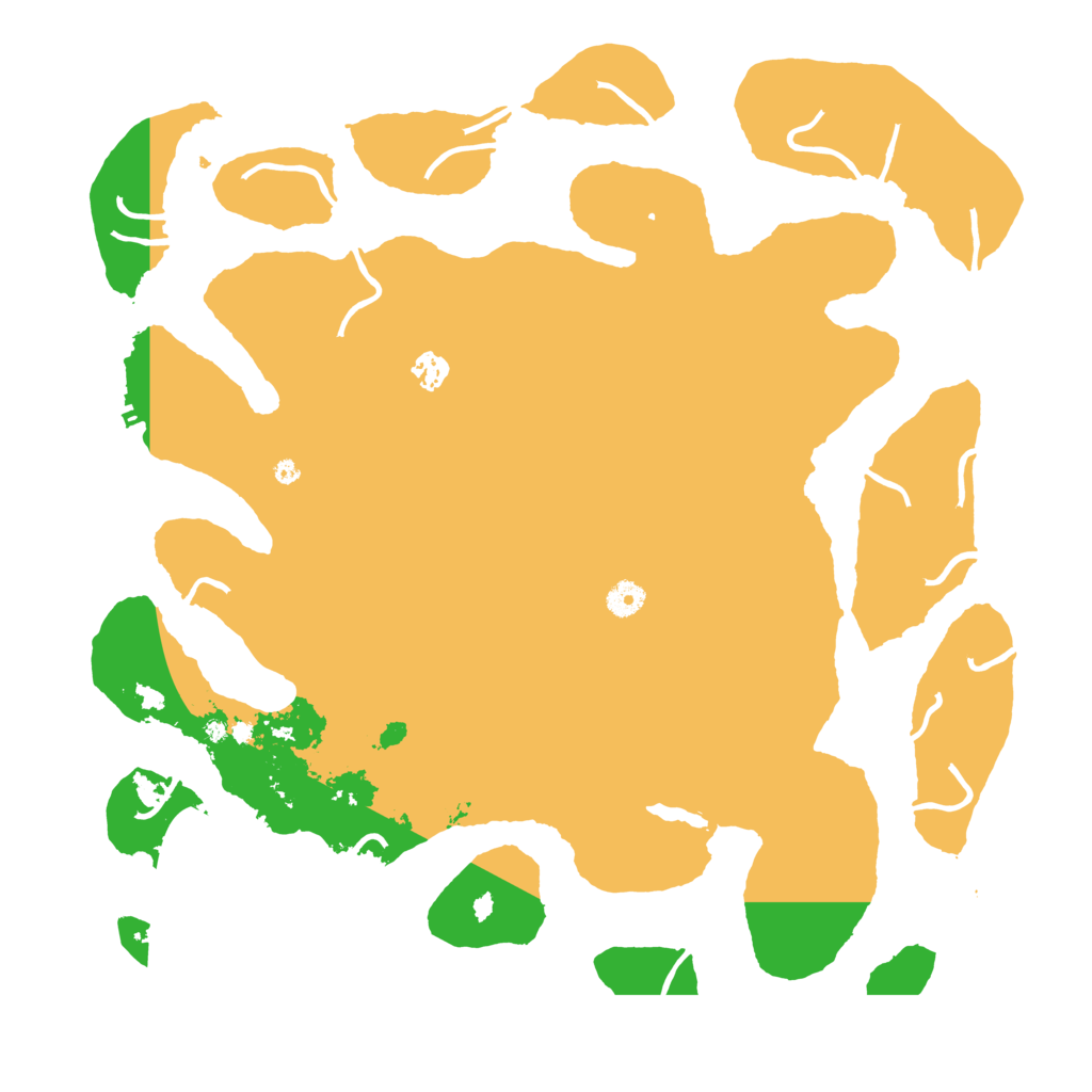 Biome Rust Map: Procedural Map, Size: 4500, Seed: 41587541