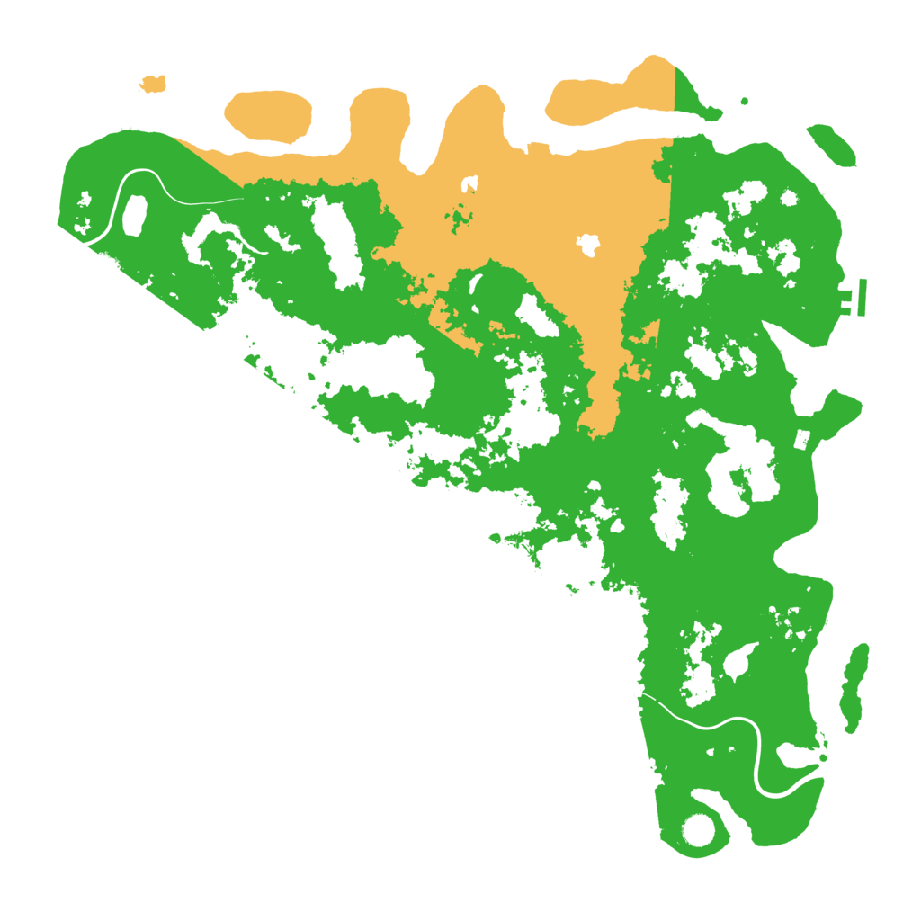 Biome Rust Map: Procedural Map, Size: 5000, Seed: 600002323