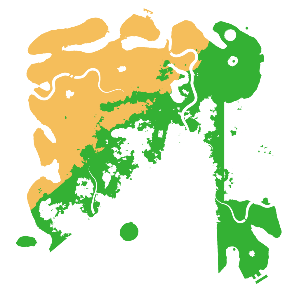 Biome Rust Map: Procedural Map, Size: 4500, Seed: 1321176977