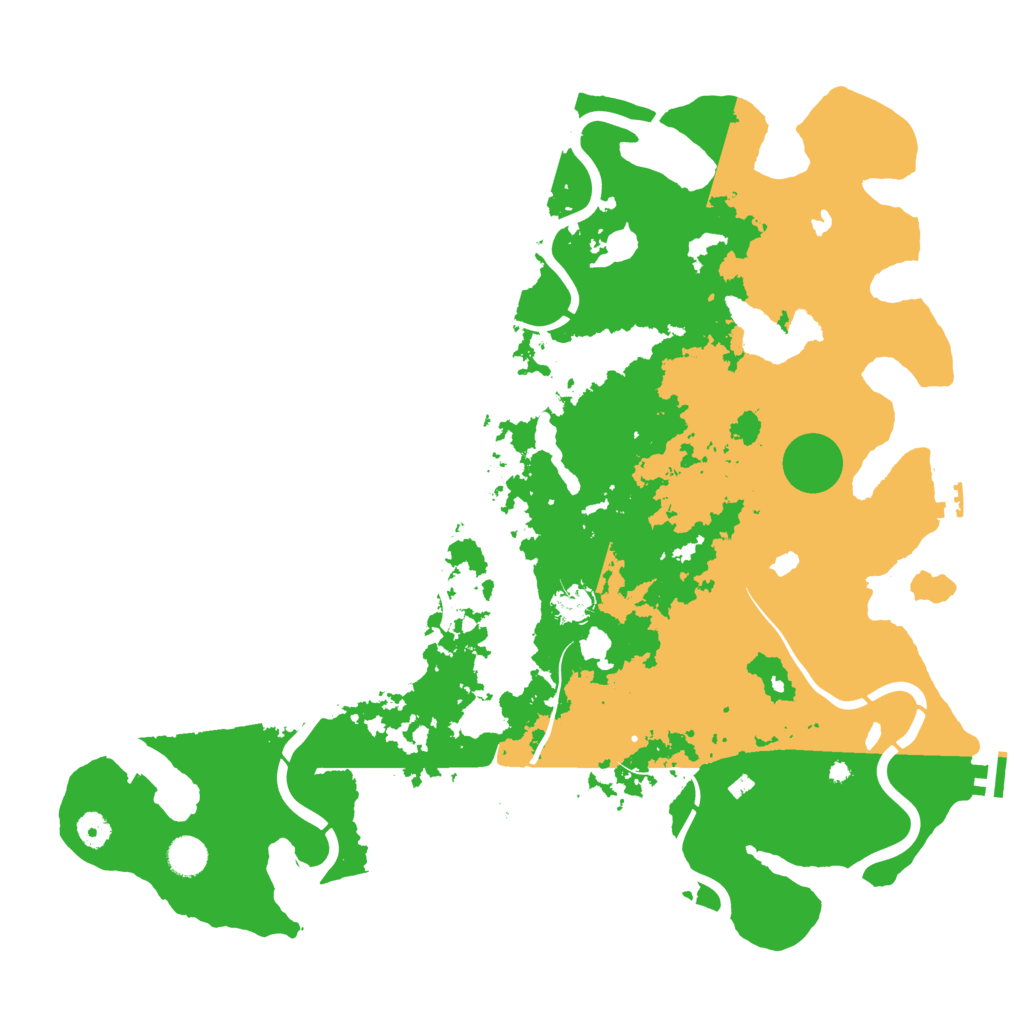 Biome Rust Map: Procedural Map, Size: 4500, Seed: 116777329