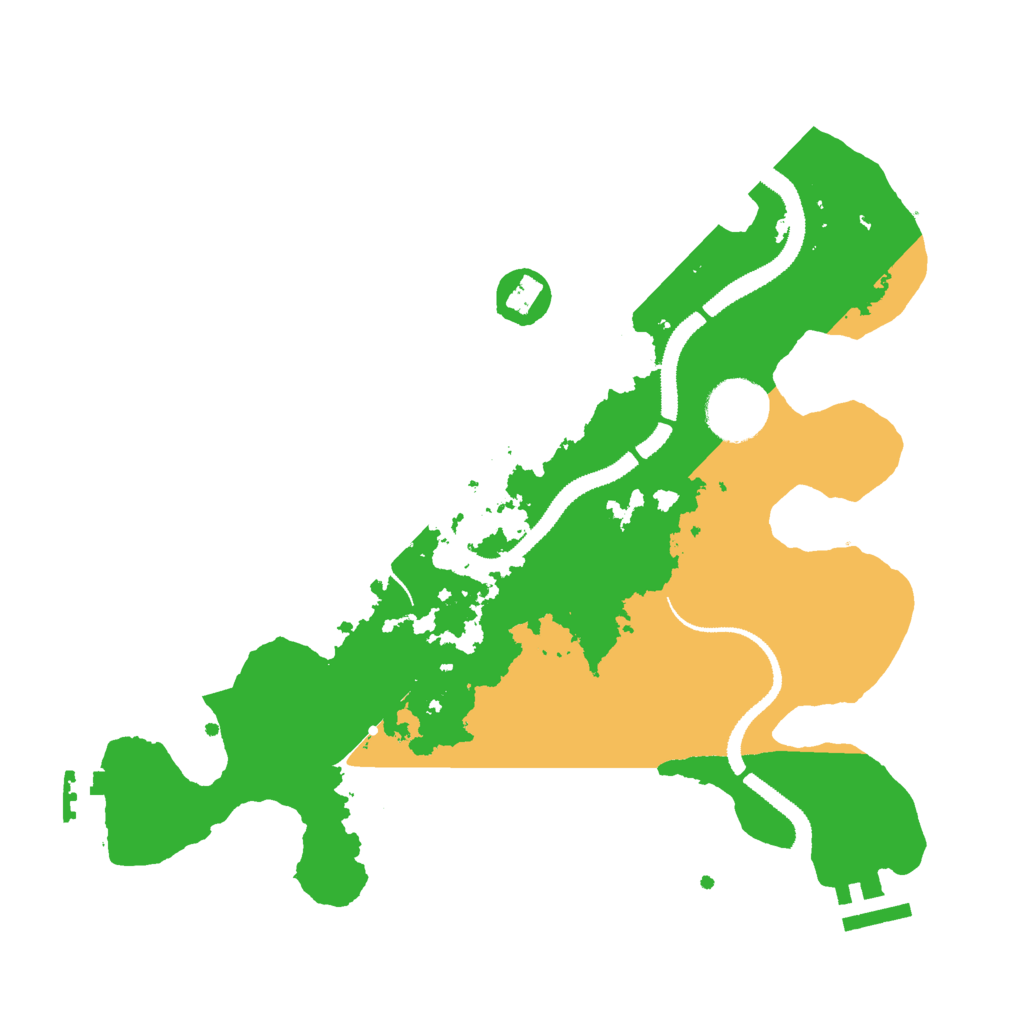 Biome Rust Map: Procedural Map, Size: 3000, Seed: 3946