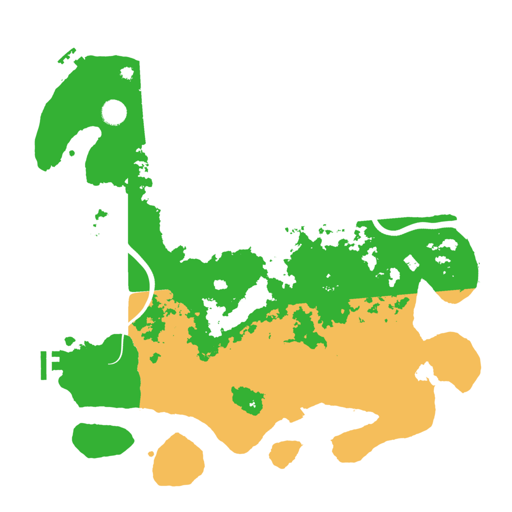 Biome Rust Map: Procedural Map, Size: 3600, Seed: 22108