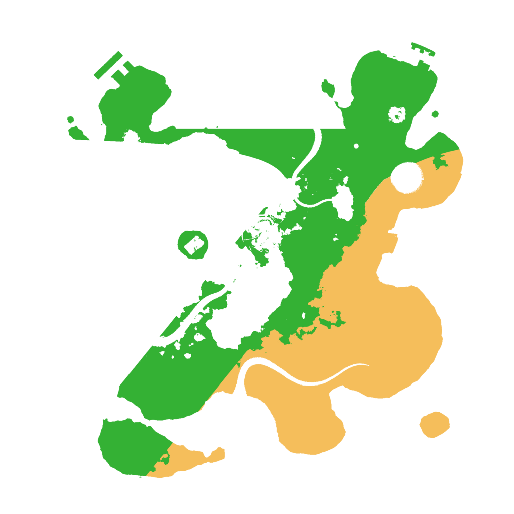 Biome Rust Map: Procedural Map, Size: 3000, Seed: 872537