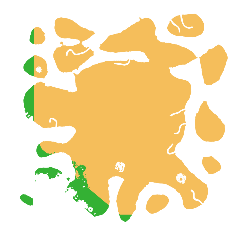 Biome Rust Map: Procedural Map, Size: 3600, Seed: 22962