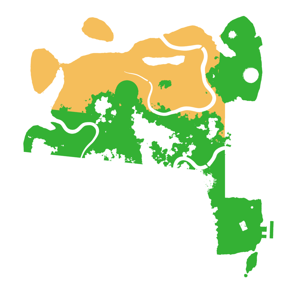 Biome Rust Map: Procedural Map, Size: 3500, Seed: 238496430