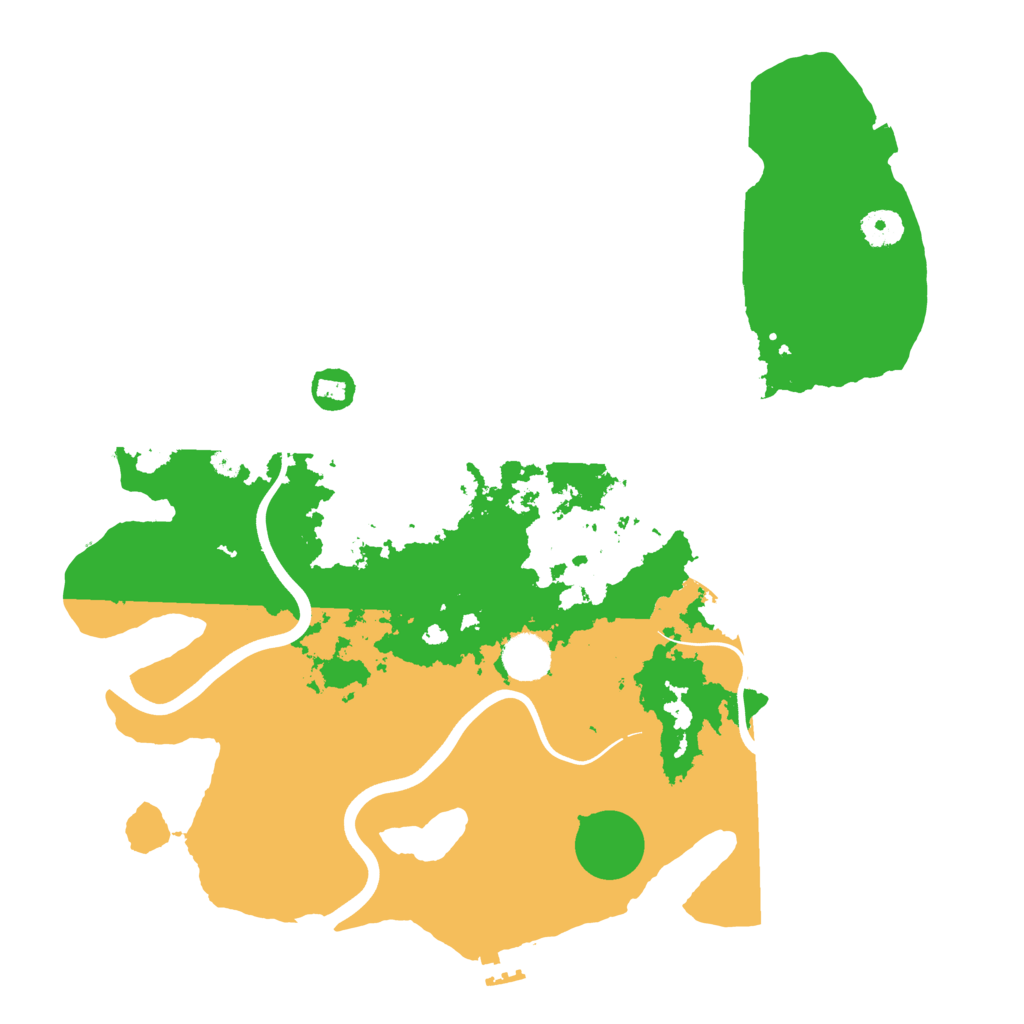 Biome Rust Map: Procedural Map, Size: 3900, Seed: 1459964967