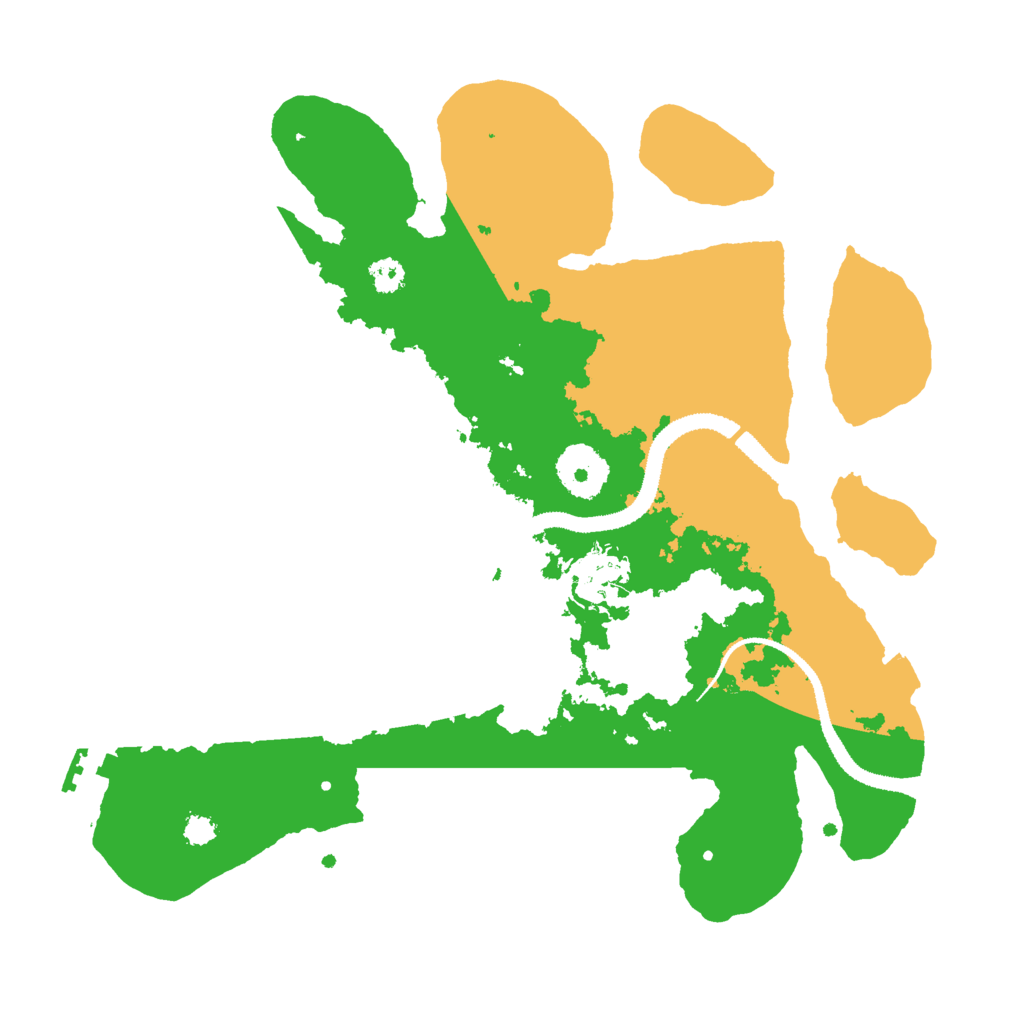 Biome Rust Map: Procedural Map, Size: 3000, Seed: 24426