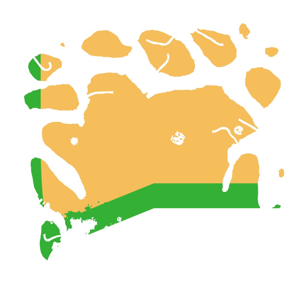 Biome Rust Map: Procedural Map, Size: 3500, Seed: 587954