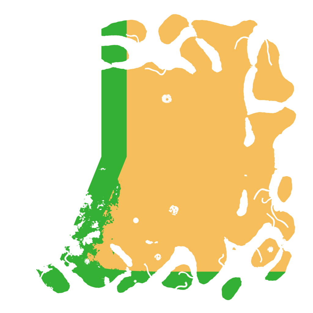 Biome Rust Map: Procedural Map, Size: 5000, Seed: 1613508