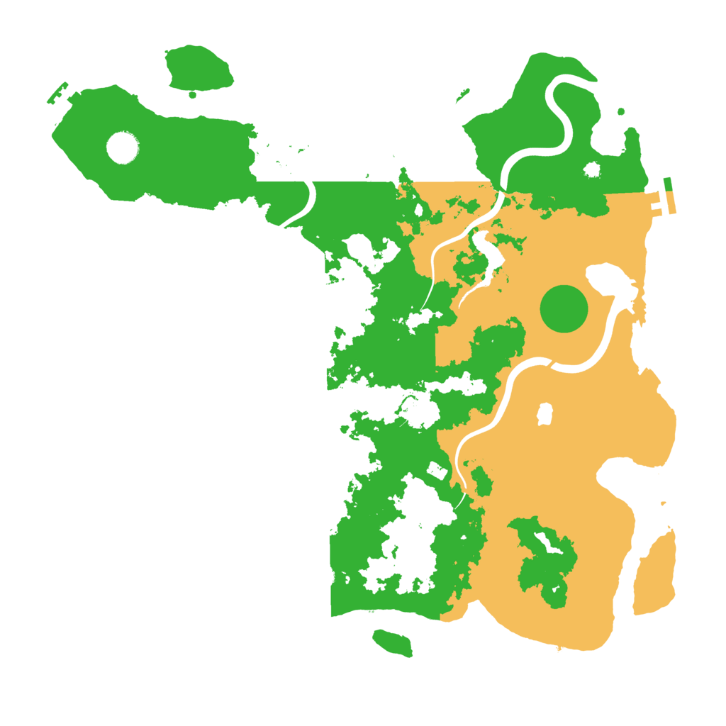Biome Rust Map: Procedural Map, Size: 4000, Seed: 1543222