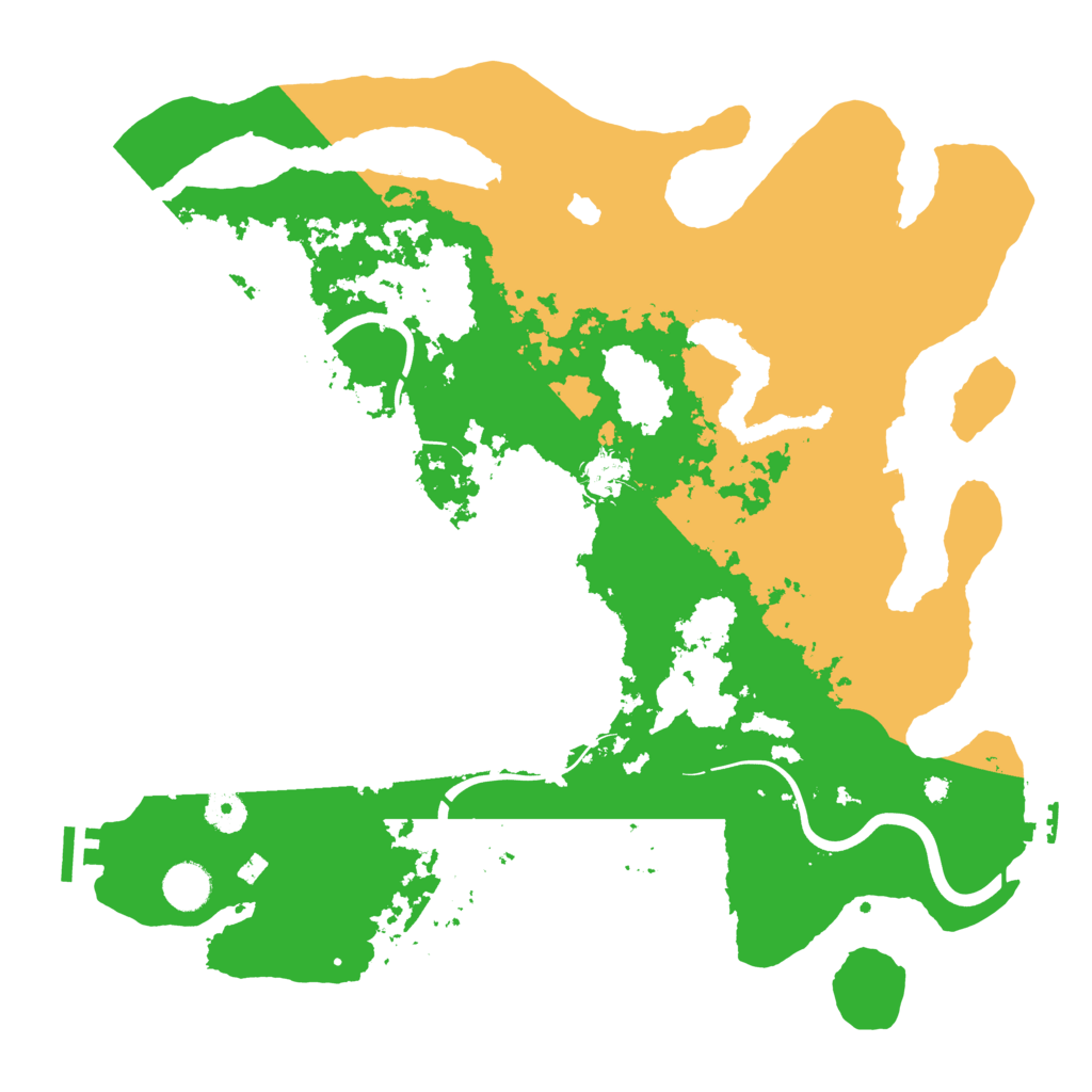 Biome Rust Map: Procedural Map, Size: 4000, Seed: 5353152
