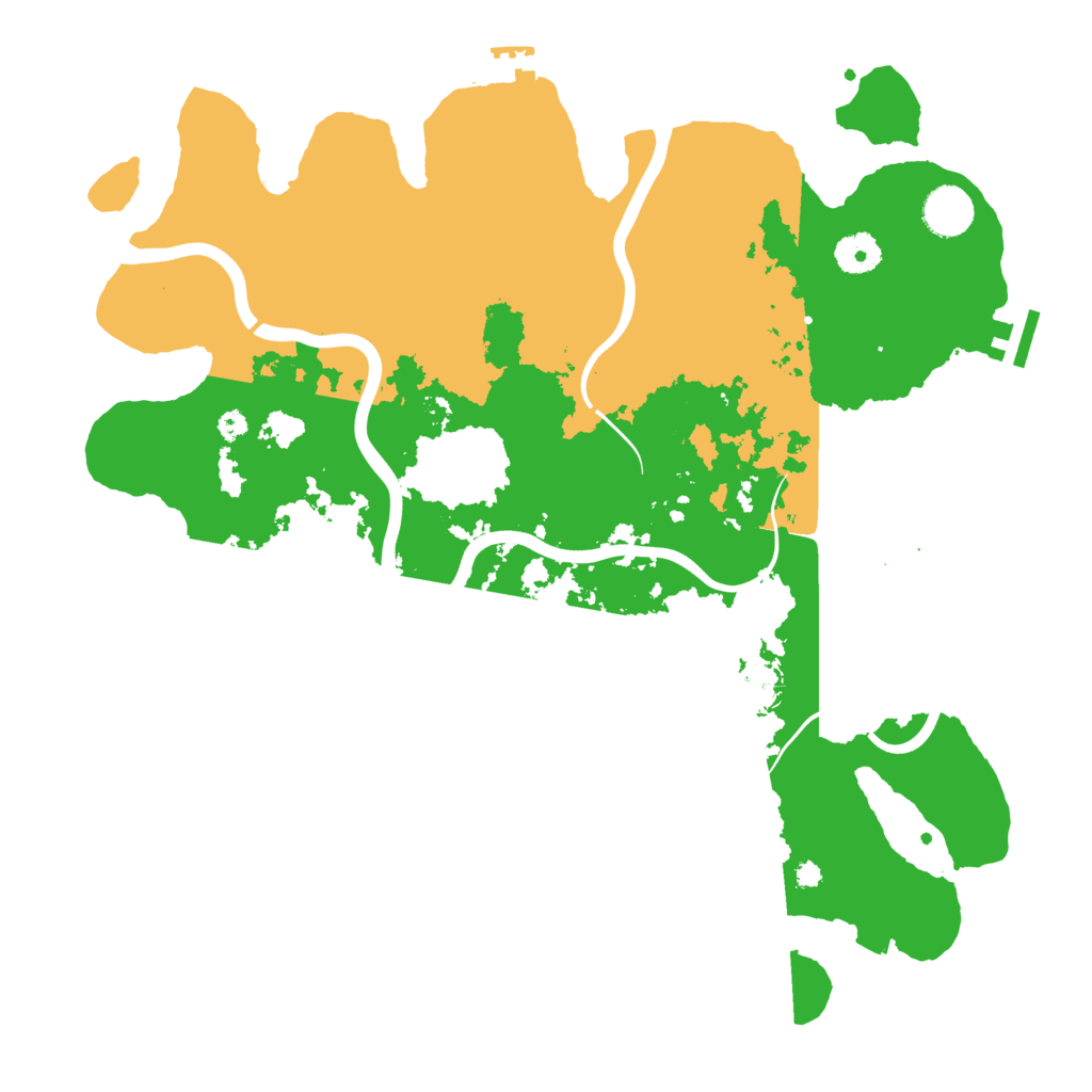 Biome Rust Map: Procedural Map, Size: 3800, Seed: 1581056803