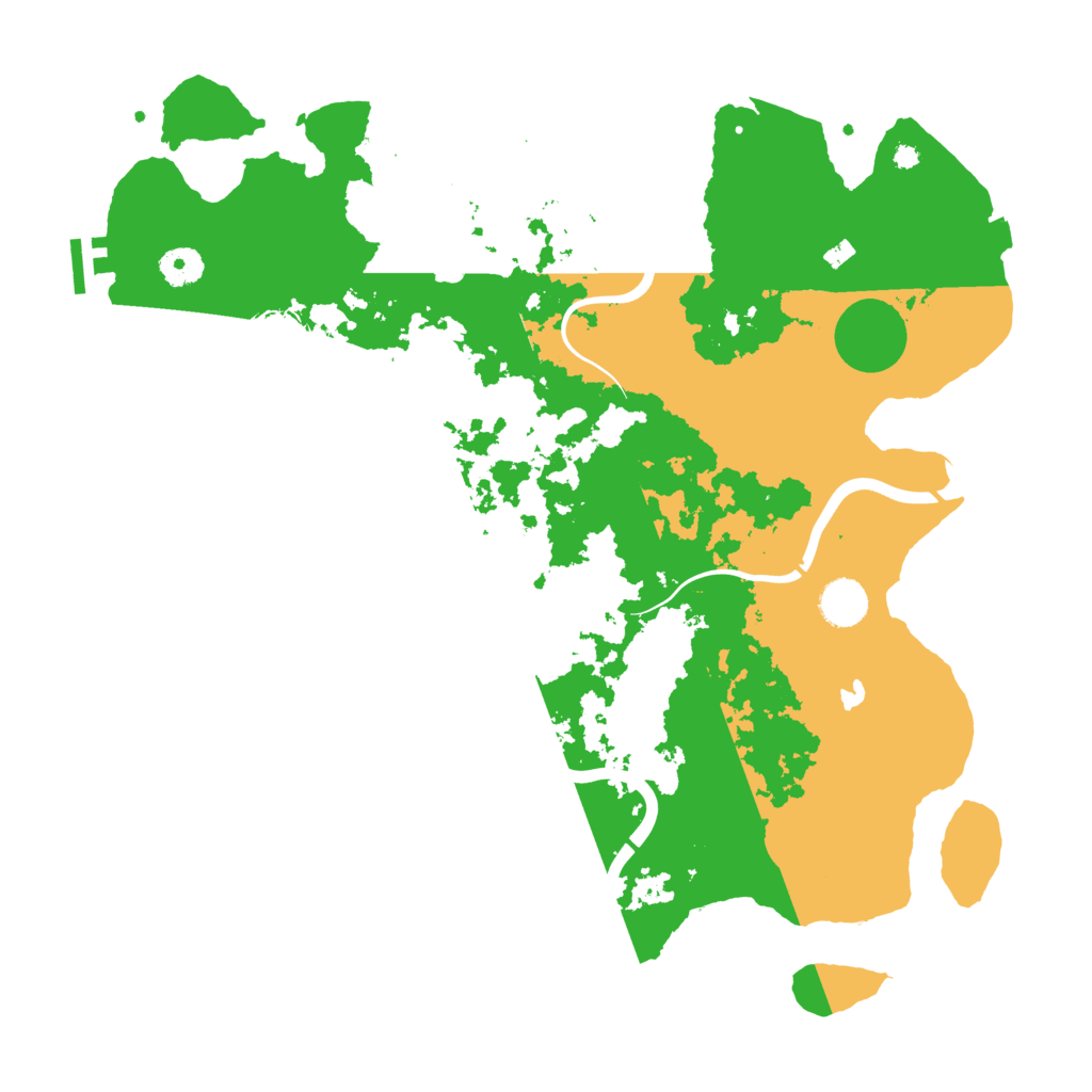 Biome Rust Map: Procedural Map, Size: 4000, Seed: 446322