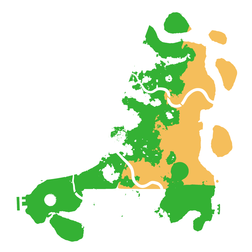 Biome Rust Map: Procedural Map, Size: 3750, Seed: 1188727885