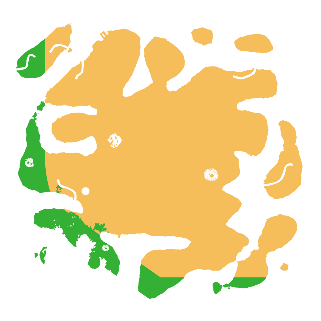 Biome Rust Map: Procedural Map, Size: 3600, Seed: 1861972317