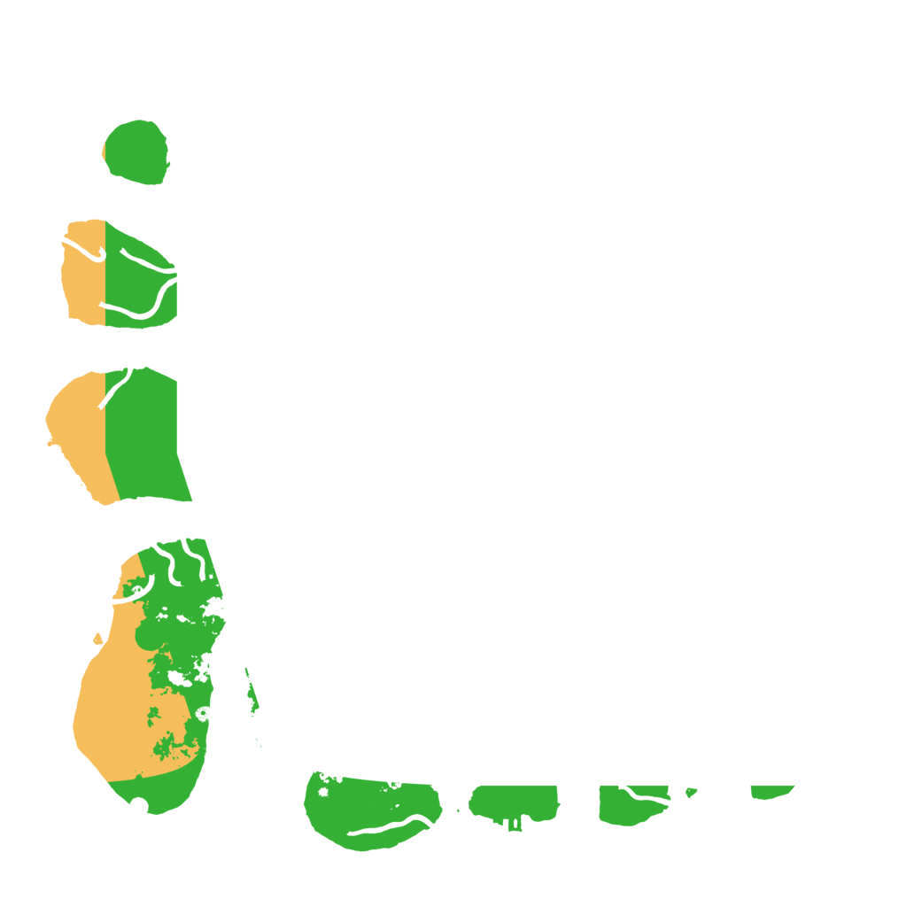 Biome Rust Map: Procedural Map, Size: 4200, Seed: 668899