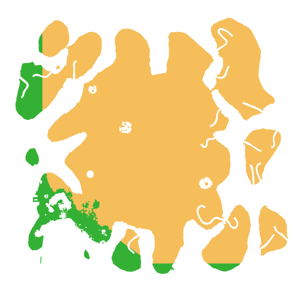 Biome Rust Map: Procedural Map, Size: 3700, Seed: 64478935
