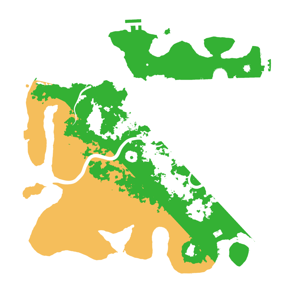 Biome Rust Map: Procedural Map, Size: 3650, Seed: 29764252