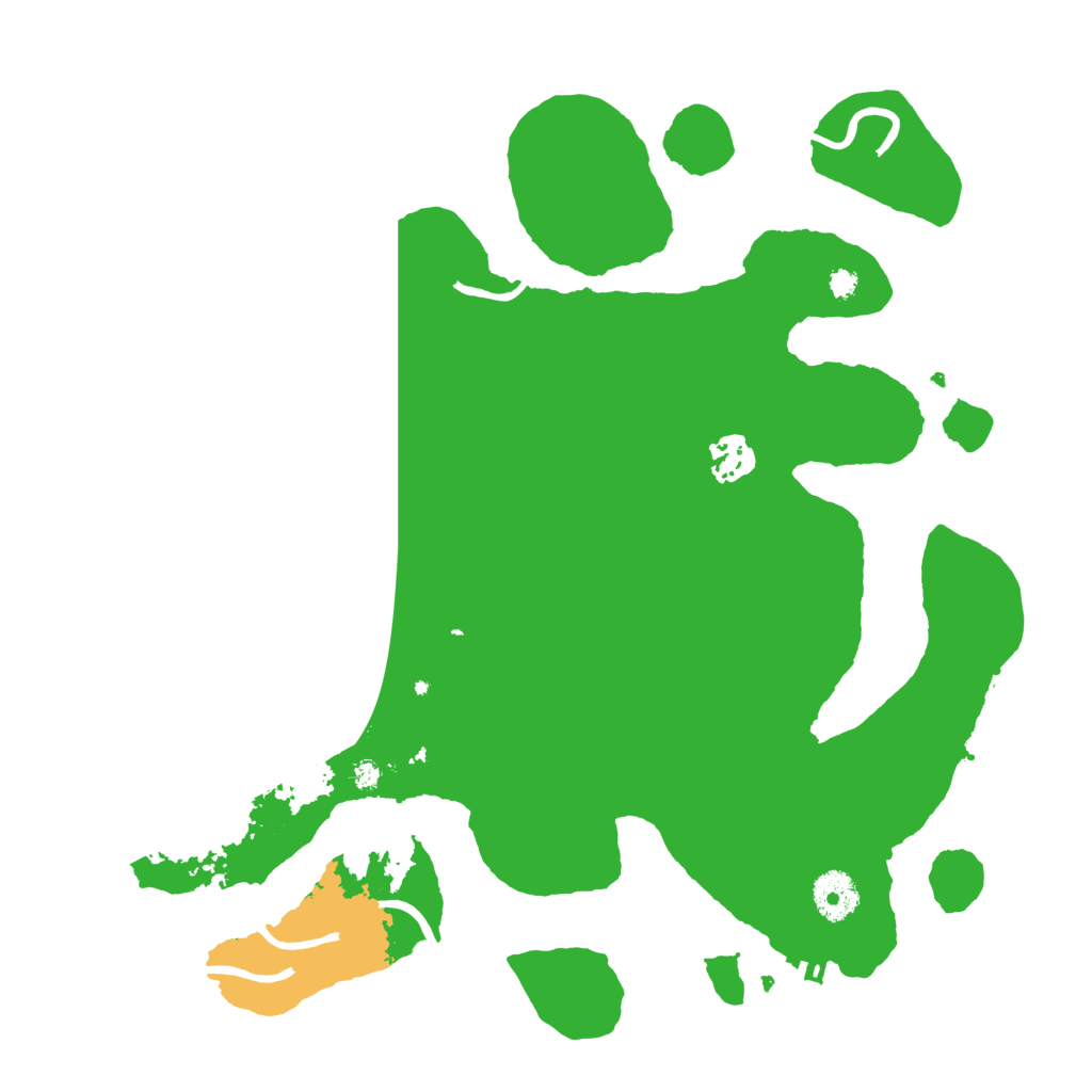 Biome Rust Map: Procedural Map, Size: 3500, Seed: 115154