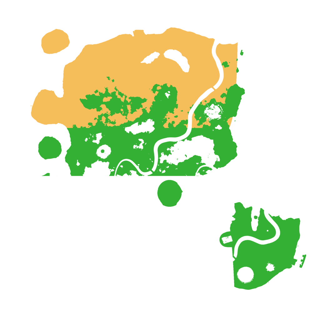 Biome Rust Map: Procedural Map, Size: 3500, Seed: 100011989