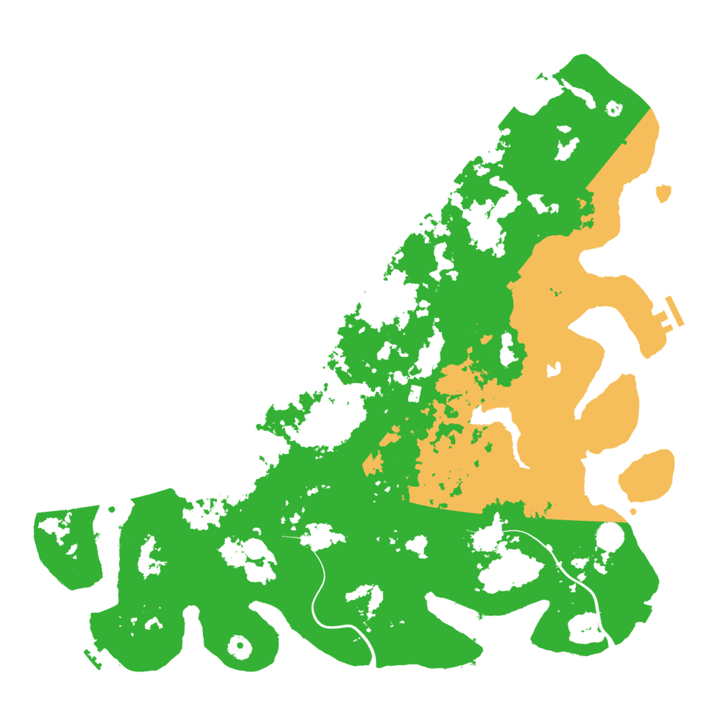 Biome Rust Map: Procedural Map, Size: 4500, Seed: 116753329