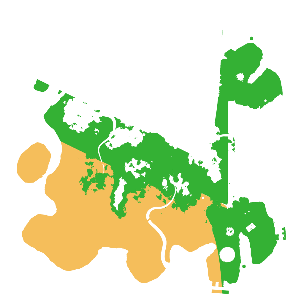Biome Rust Map: Procedural Map, Size: 3600, Seed: 470225147