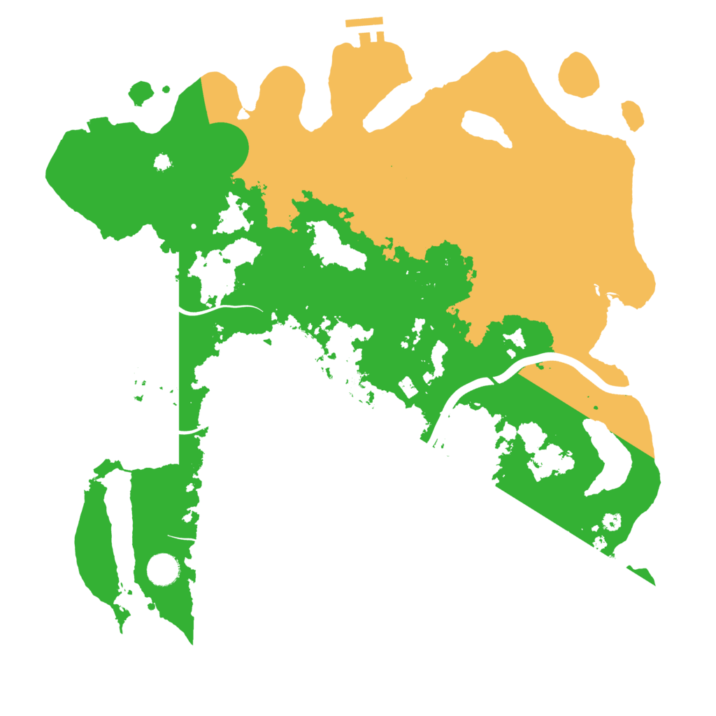 Biome Rust Map: Procedural Map, Size: 3875, Seed: 1824293519