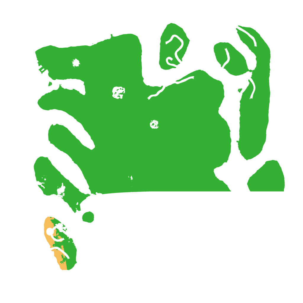 Biome Rust Map: Procedural Map, Size: 3500, Seed: 123753329