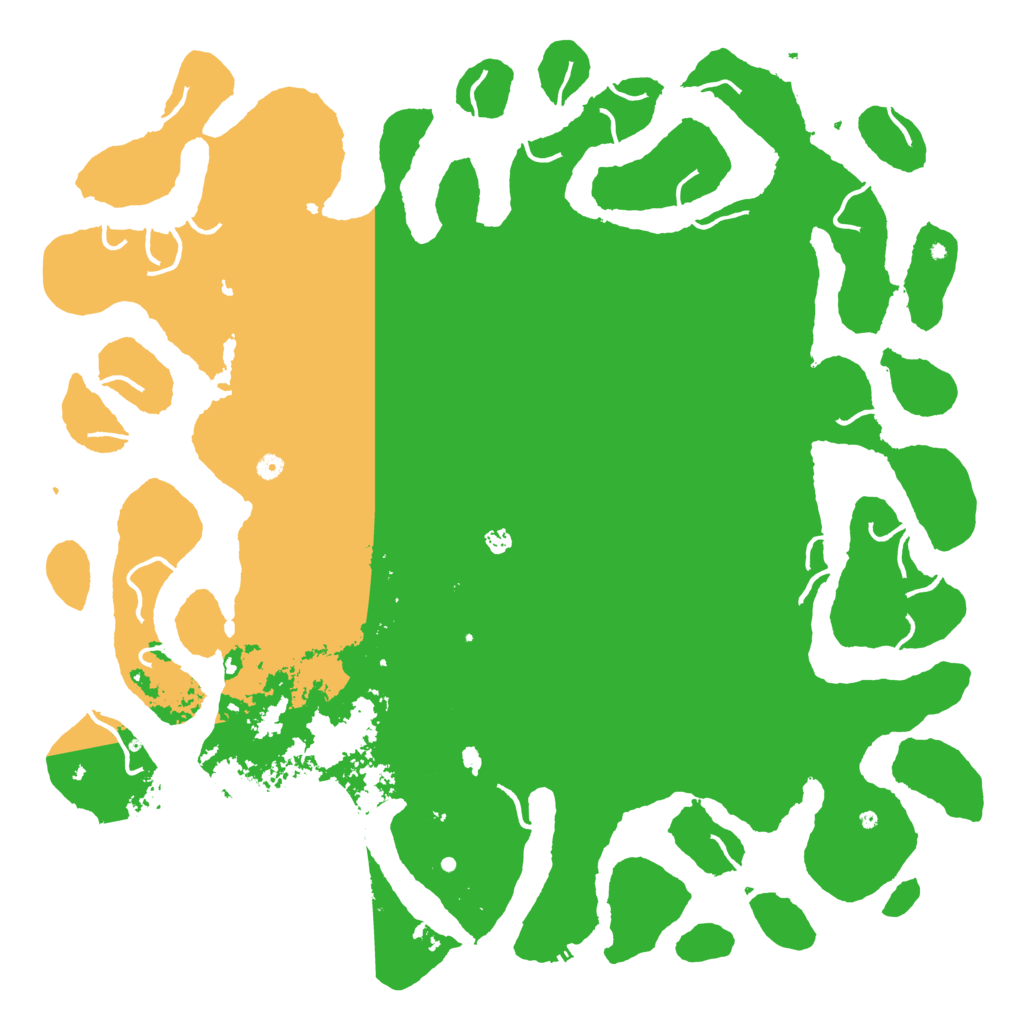 Biome Rust Map: Procedural Map, Size: 6000, Seed: 3700