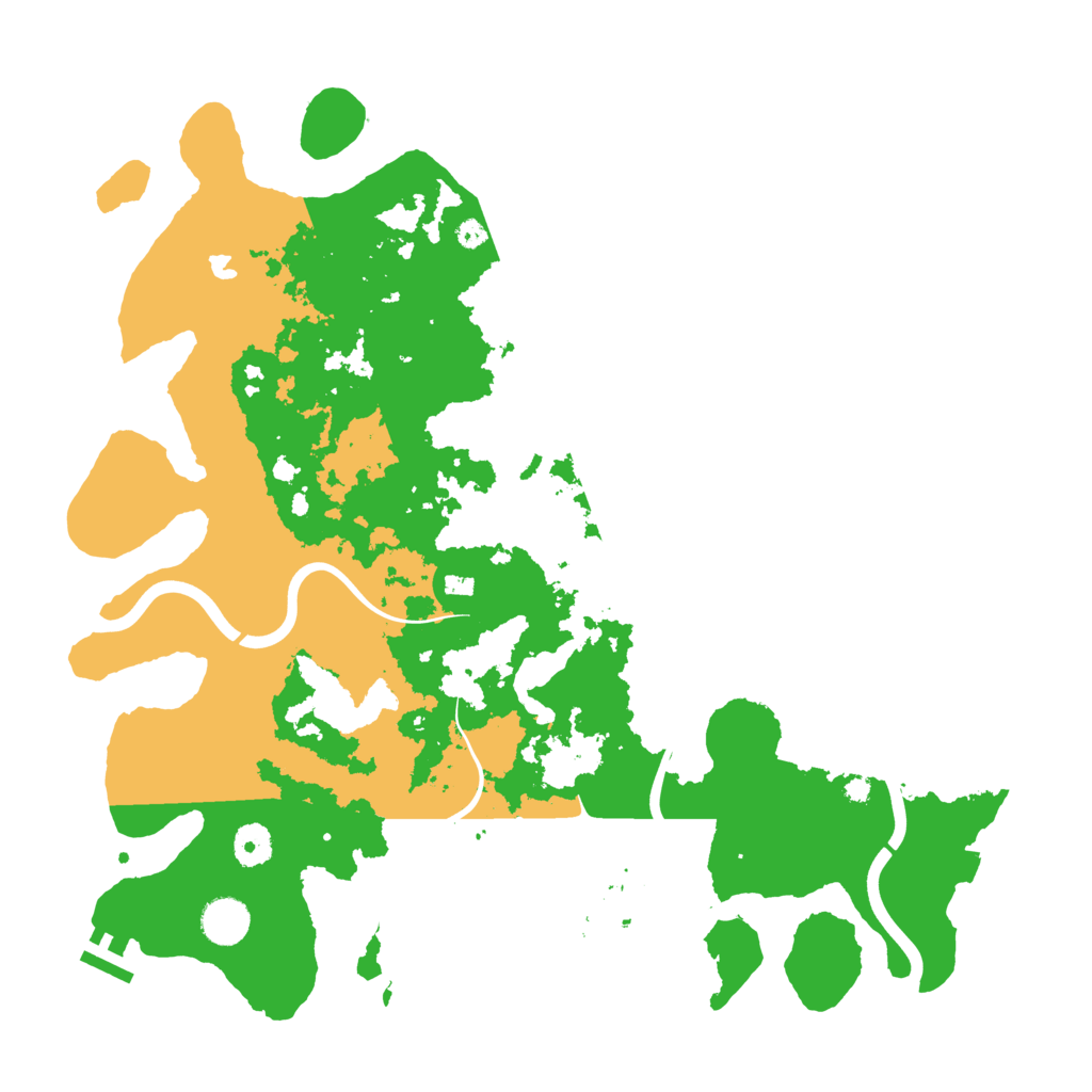 Biome Rust Map: Procedural Map, Size: 4000, Seed: 8349