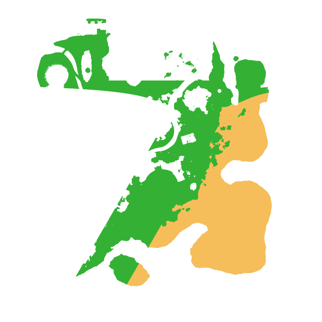 Biome Rust Map: Procedural Map, Size: 2500, Seed: 65489812