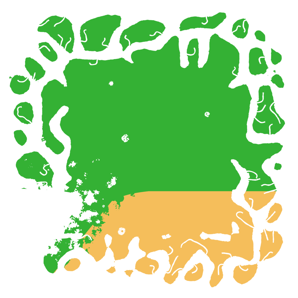 Biome Rust Map: Procedural Map, Size: 6000, Seed: 1337270604
