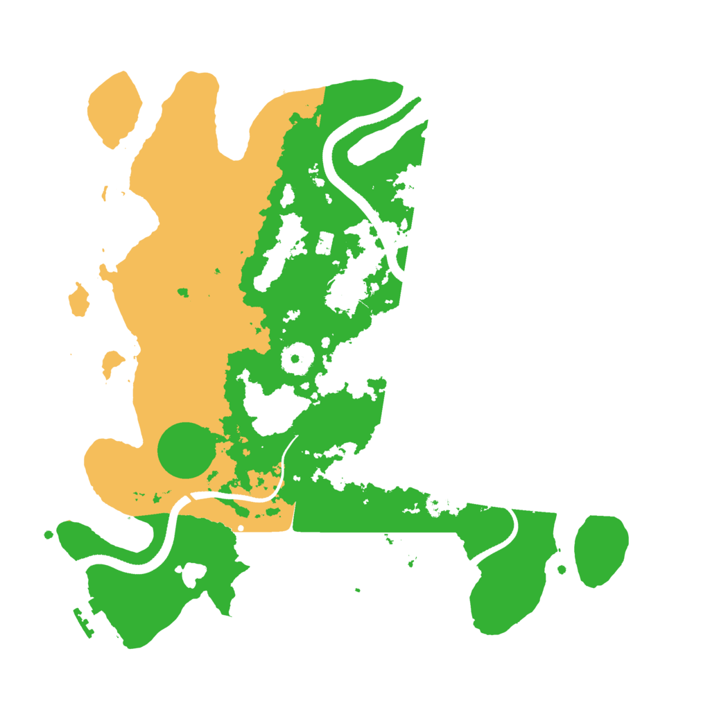 Biome Rust Map: Procedural Map, Size: 3320, Seed: 855042910