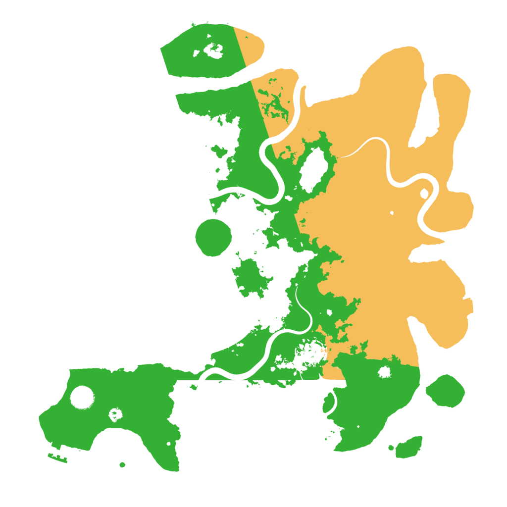 Biome Rust Map: Procedural Map, Size: 3800, Seed: 210821