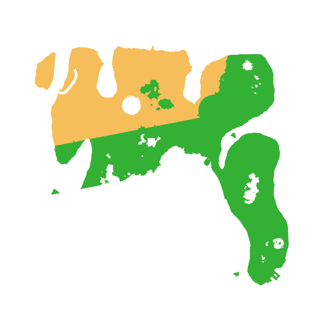 Biome Rust Map: Procedural Map, Size: 3000, Seed: 162445853