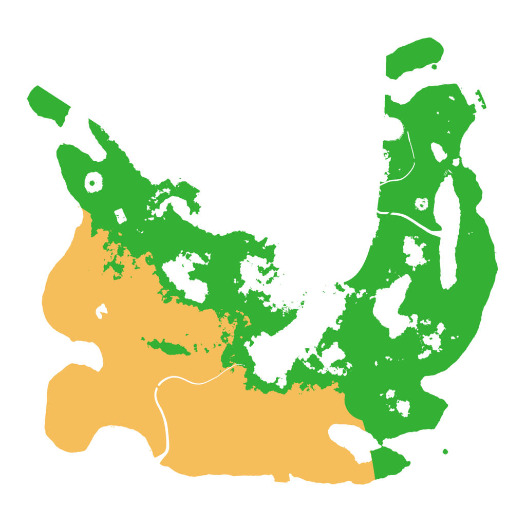 Biome Rust Map: Procedural Map, Size: 4000, Seed: 14855