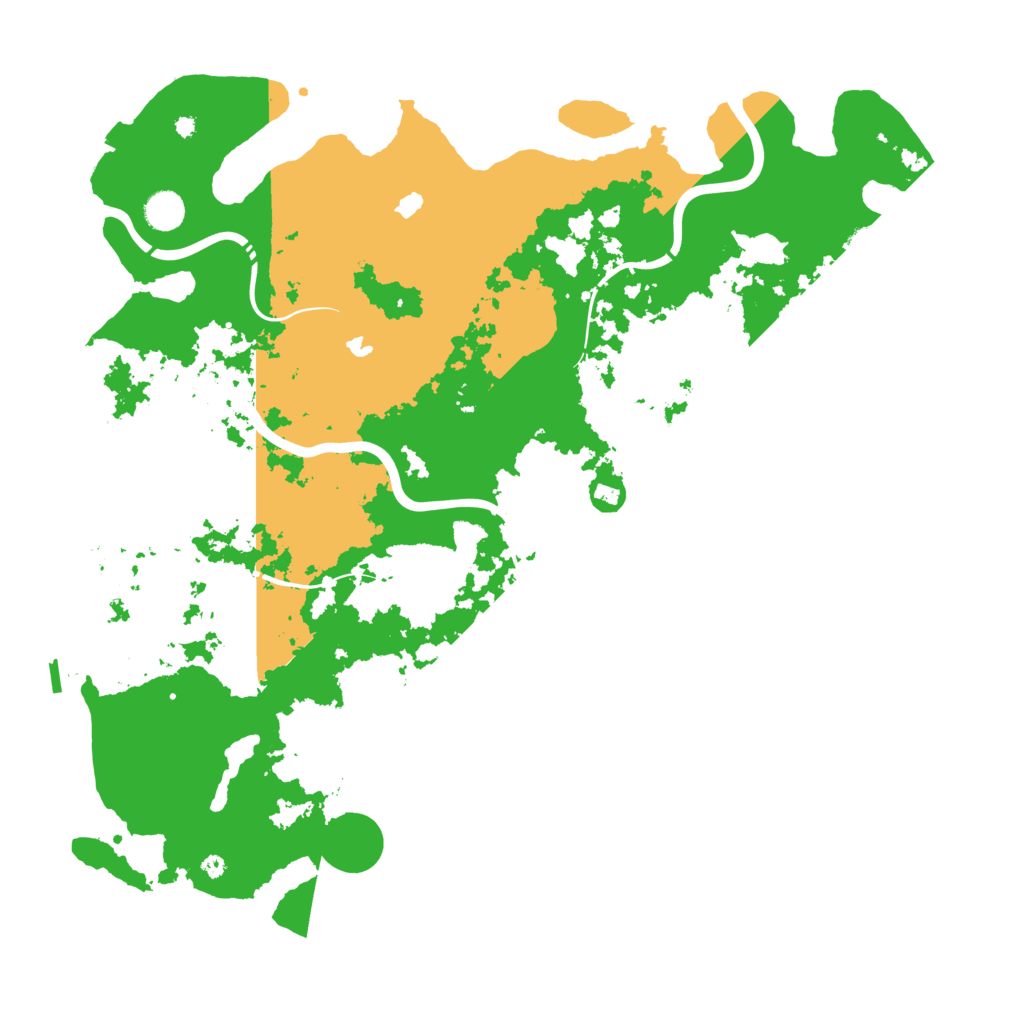 Biome Rust Map: Procedural Map, Size: 4500, Seed: 797294204
