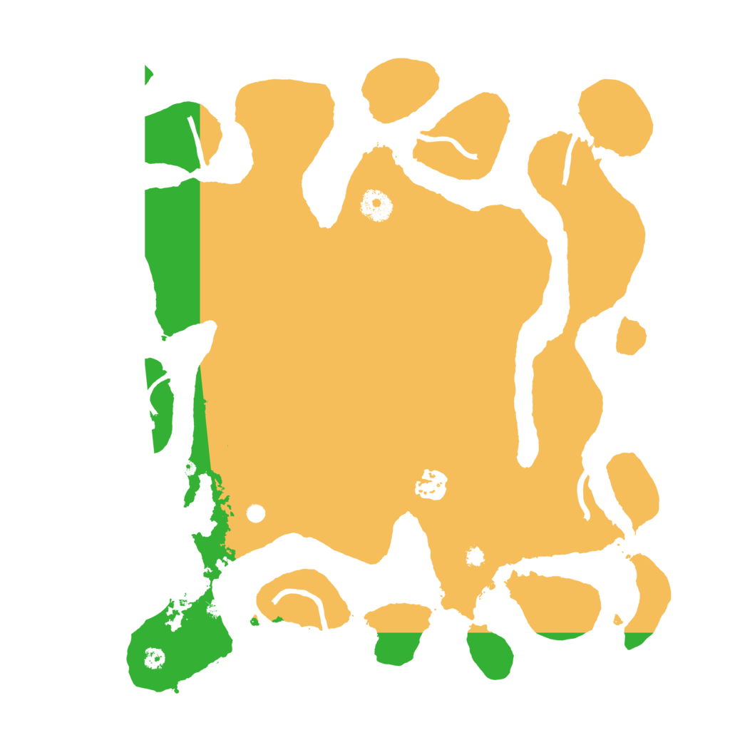 Biome Rust Map: Procedural Map, Size: 3500, Seed: 15722