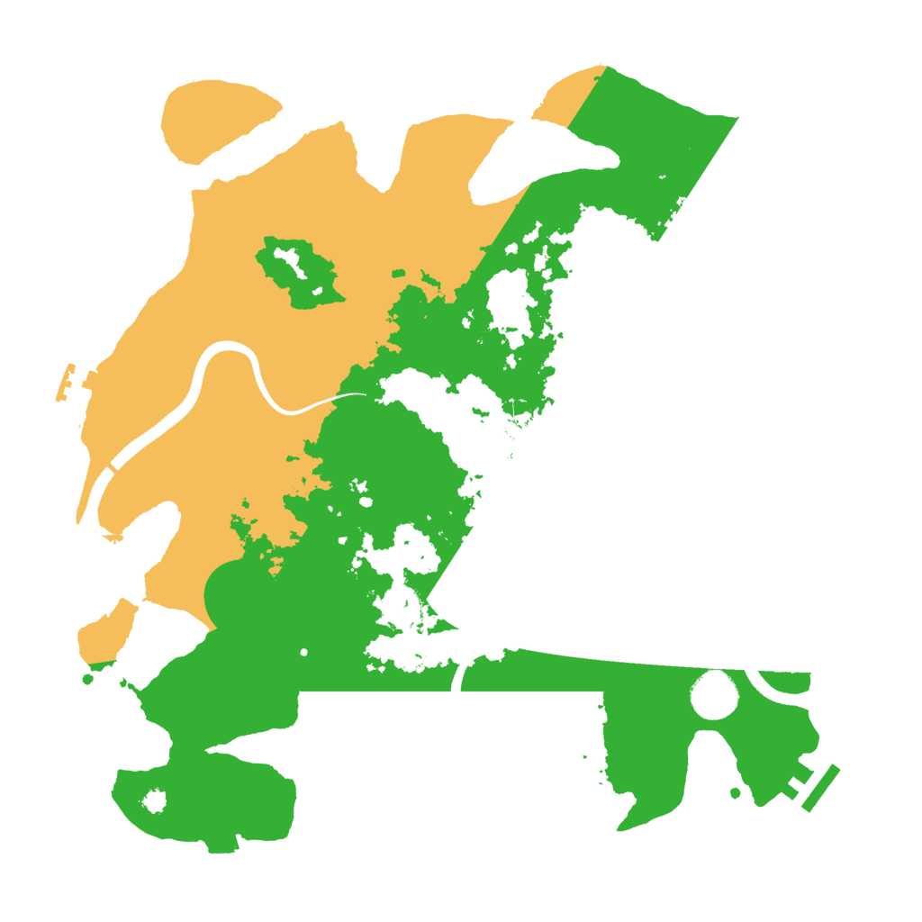 Biome Rust Map: Procedural Map, Size: 3500, Seed: 245982489