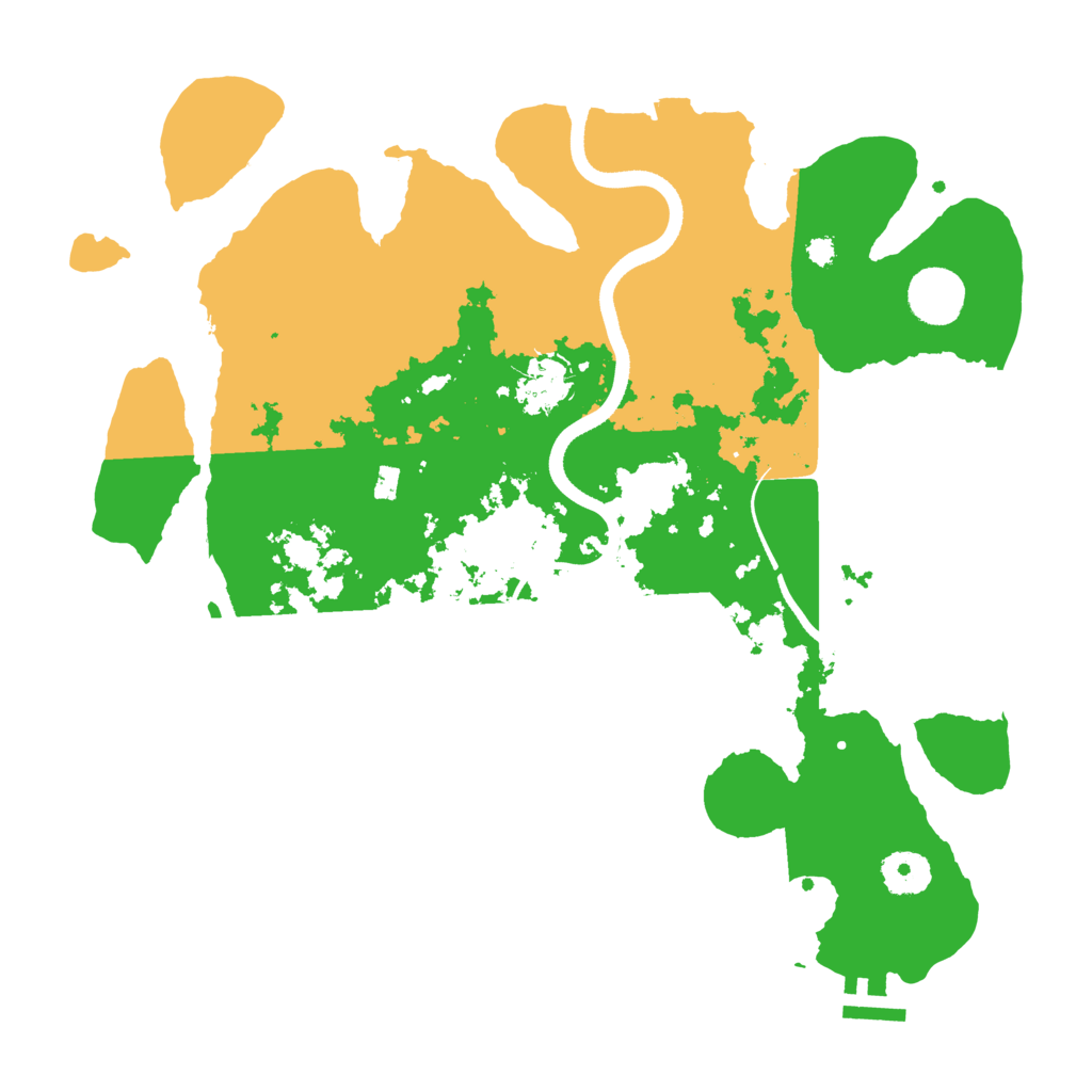 Biome Rust Map: Procedural Map, Size: 3500, Seed: 1441986062